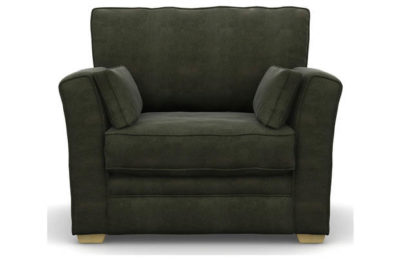 Heart of House Malton Fabric Cuddle Chair - Slate